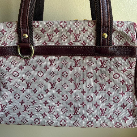 Authentic Louis Vuitton Josephine PM Bordeaux  Mini Lin - Picture 17 of 17